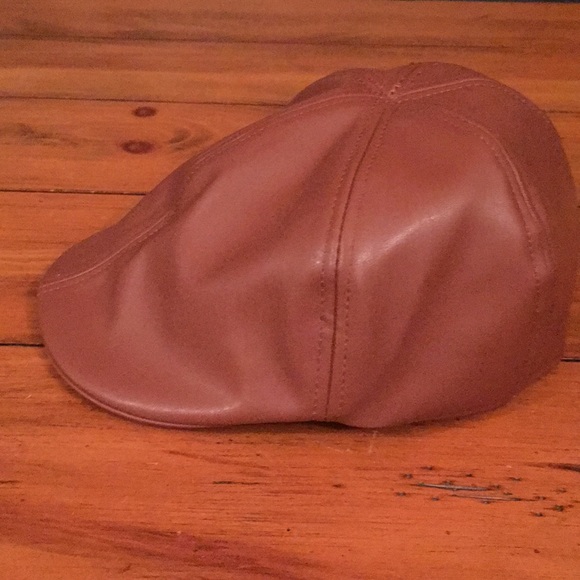Newsboy Hat Faux Leather - Picture 5 of 7